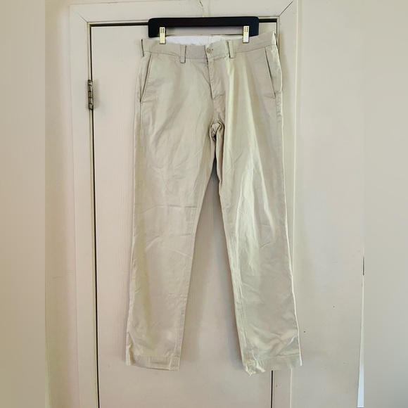 Men’s Polo Ralph Lauren Slim Fit Preppy Coastal Chino Khaki 34/34 - Picture 1 of 11